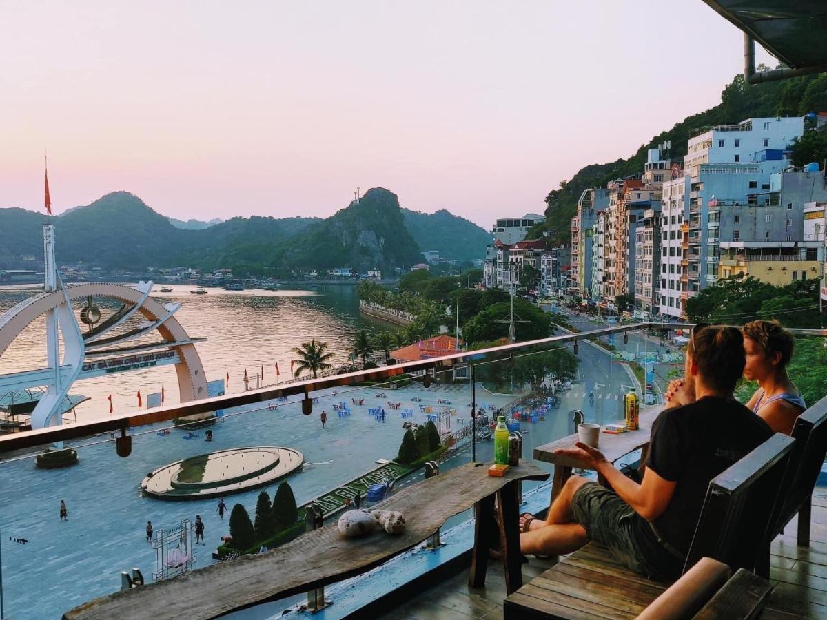 Catba Pod Hostel - Restaurant And Rooftop Bar Dong Khe Sau Exterior foto