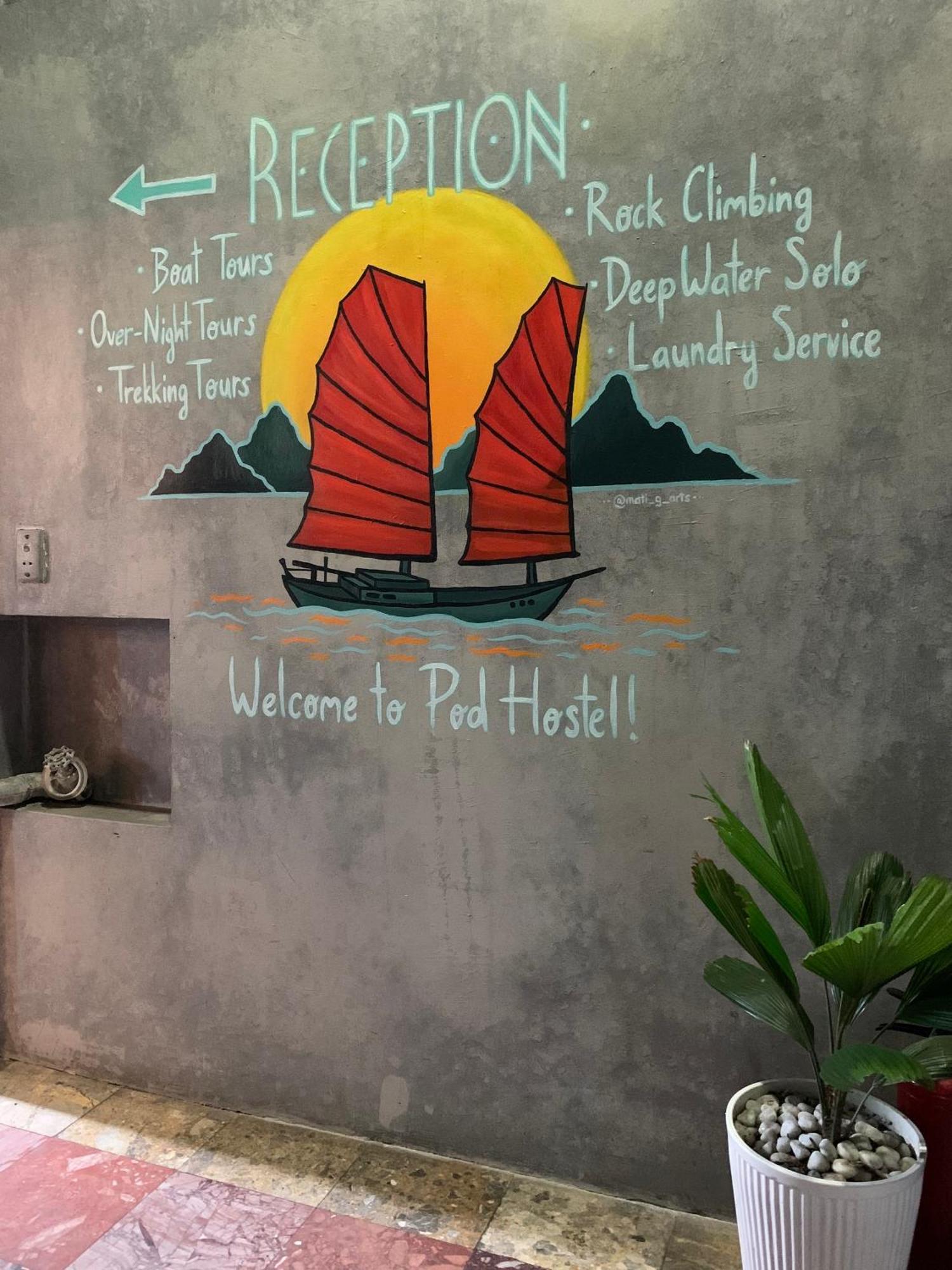 Catba Pod Hostel - Restaurant And Rooftop Bar Dong Khe Sau Exterior foto